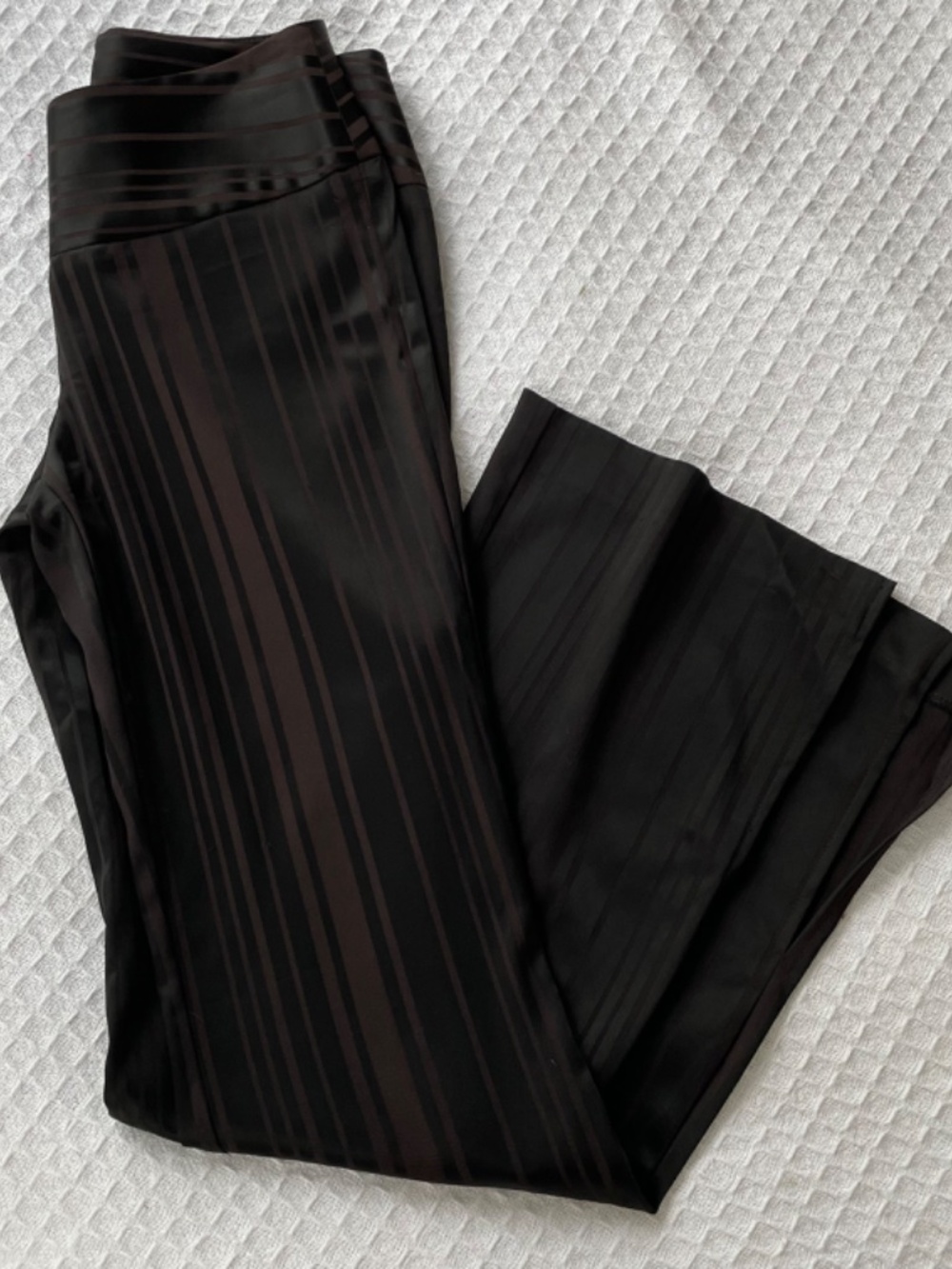 Vintage Cache Brown striped color block trousers - Size 4